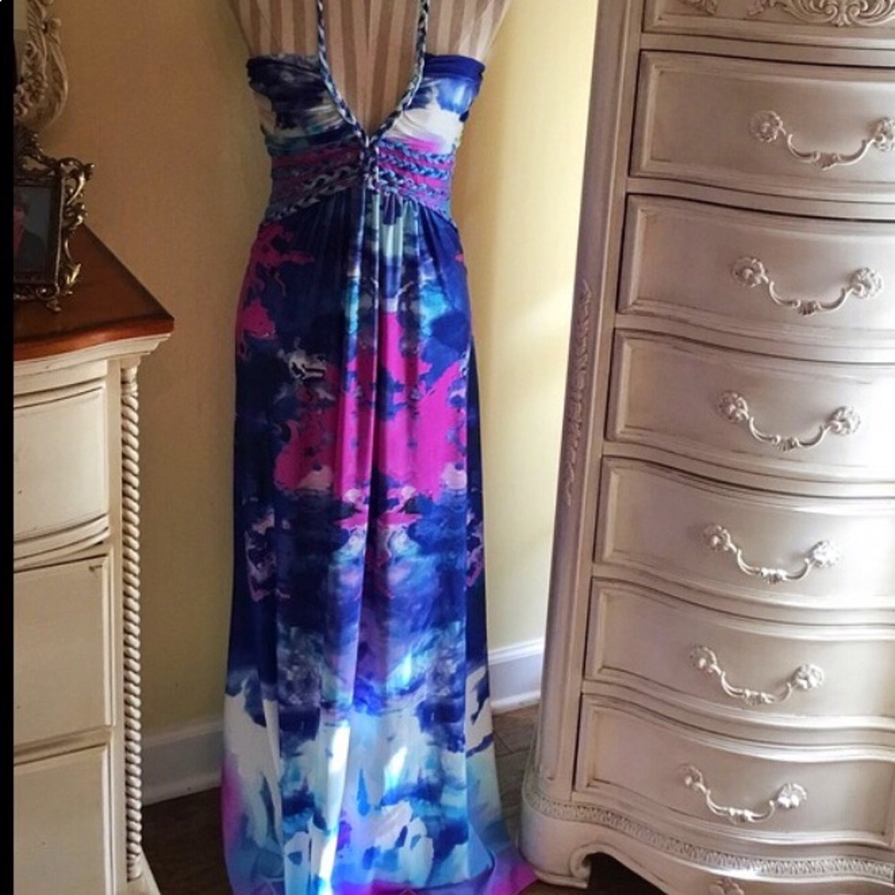 Cynthia Rowley Multi-Colored Maxi Sun Dress 👗